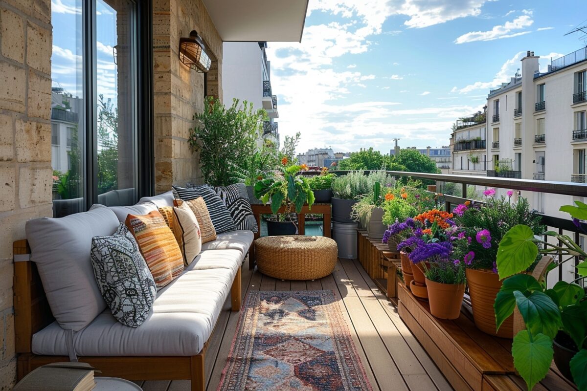 Le charme des petits balcons : idées déco pour espaces extérieurs réduits