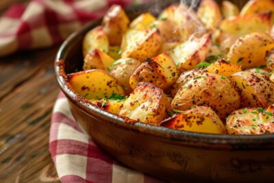 Découvrez comment préparer des pommes de terre au four à la manière de grand-mère, un délice familial révélé