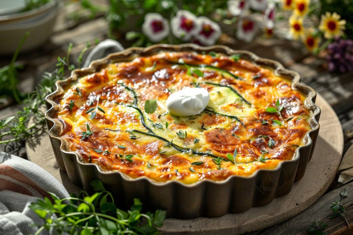 Comment faire un flan de courgettes et pommes de terre, une recette délicieuse ?